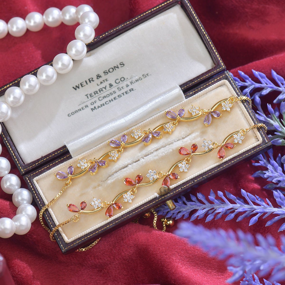 Scarlet Ivy Bracelet