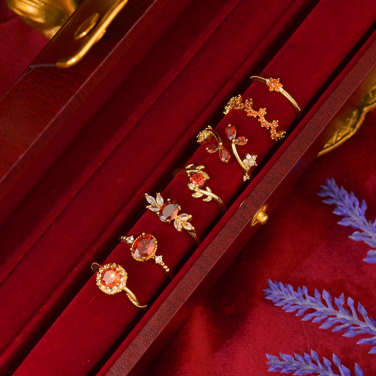 Scarlet Prima Ring