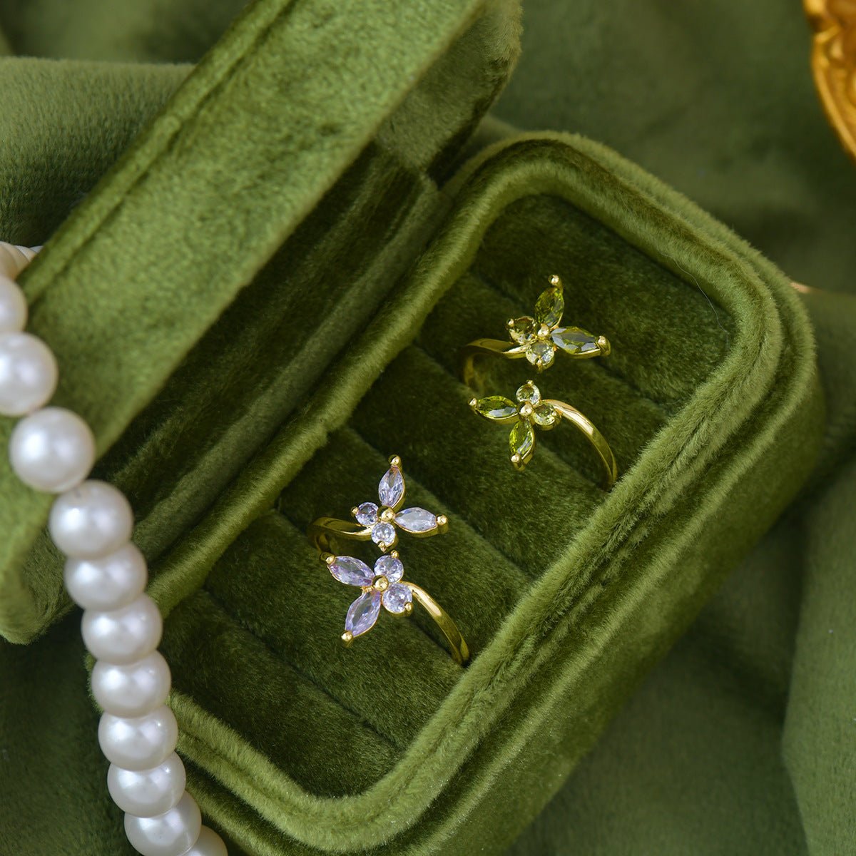 Snowlight Butterfly Ring