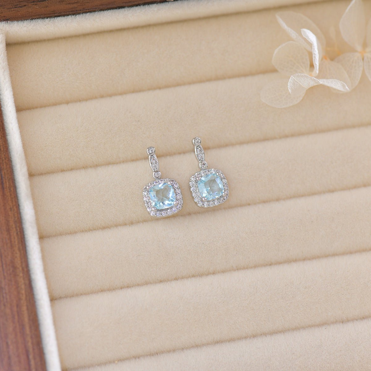 Stephanie Aquamarine Earrings
