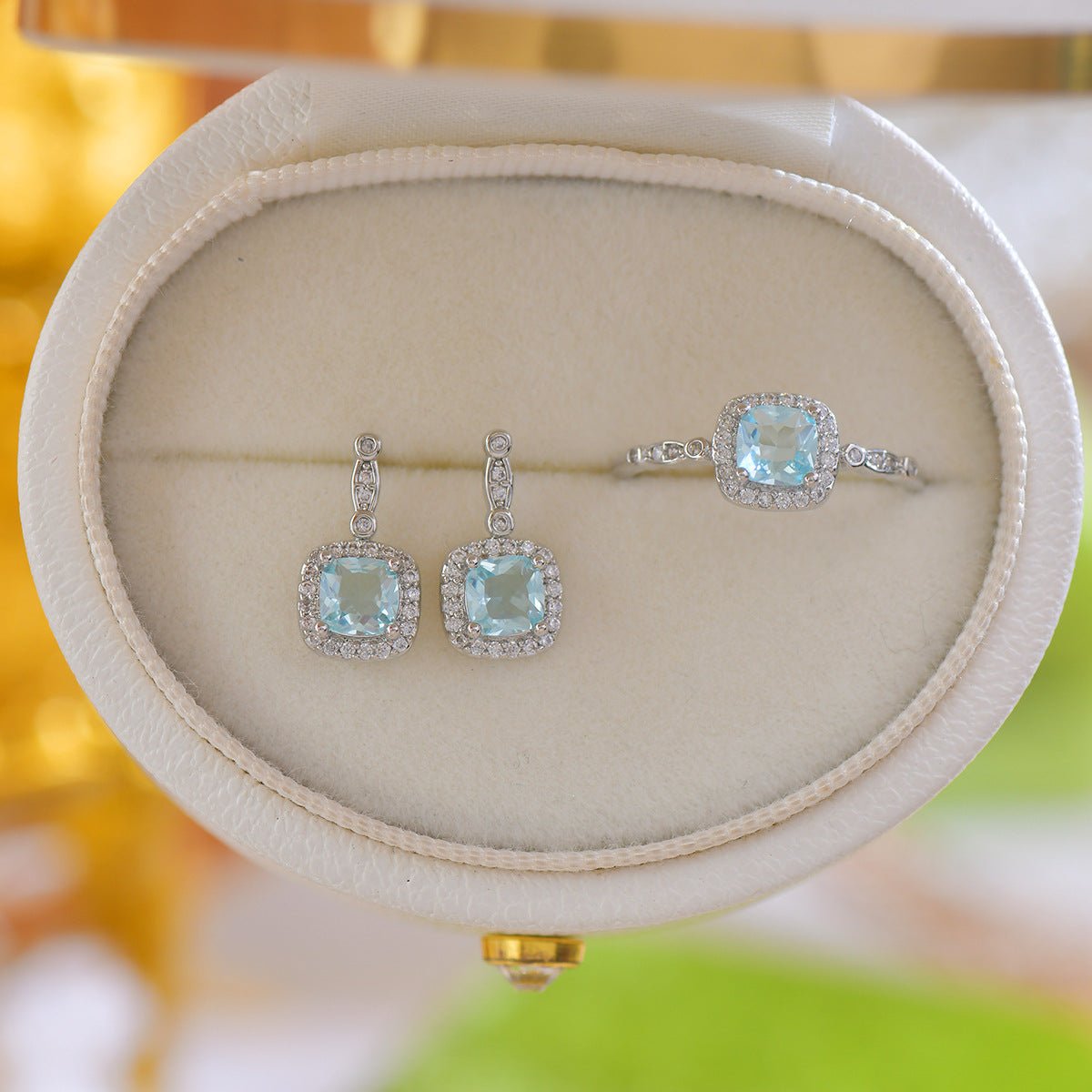 Stephanie Aquamarine Earrings