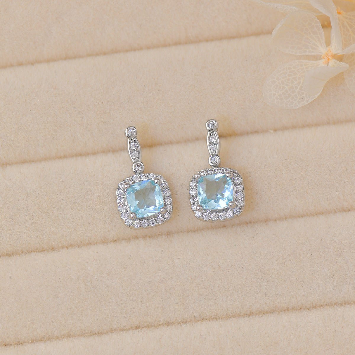 Stephanie Aquamarine Earrings