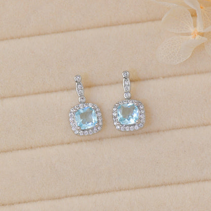 Stephanie Aquamarine Earrings