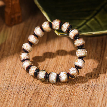 Tibetan Liuli Glass Luck Bracelet 8mm