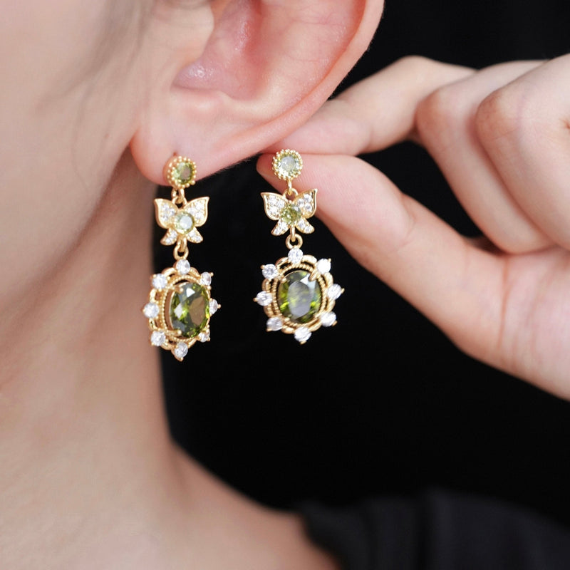 Verdant Flutter Earrings
