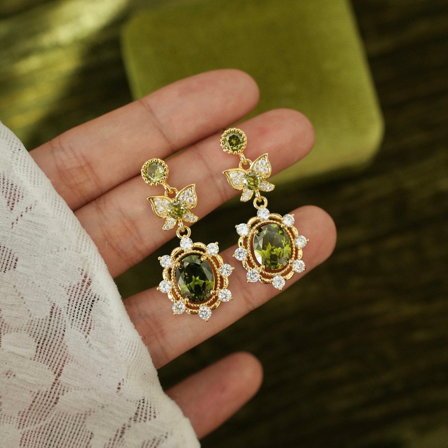 Verdant Flutter Earrings