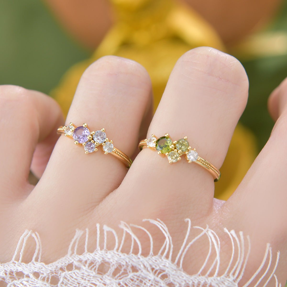 Verde Cascade Ring