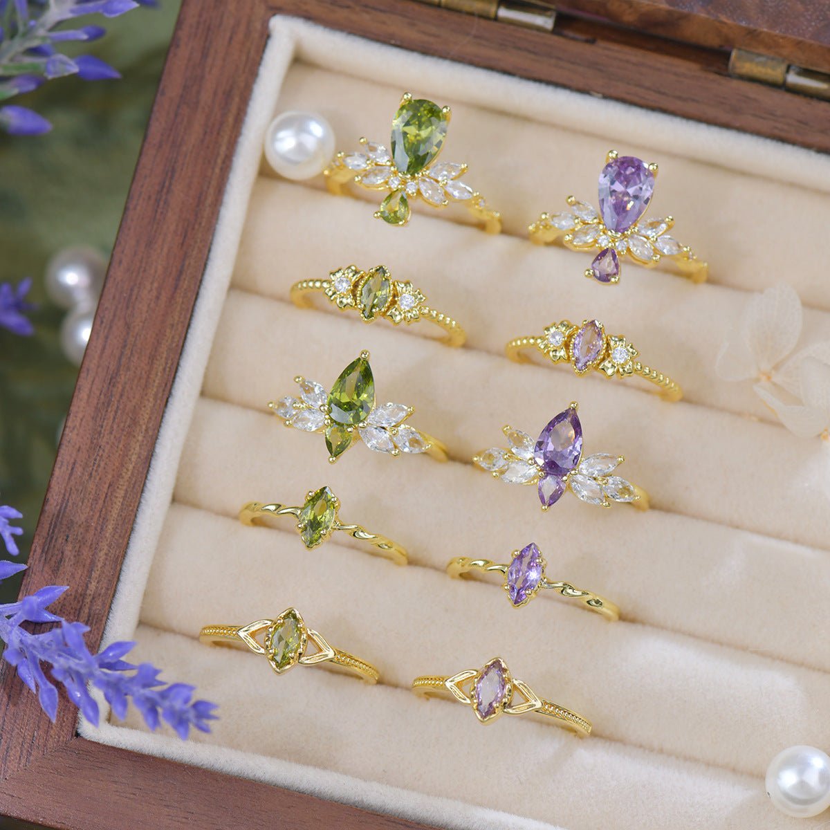 Verde Whisper Ring