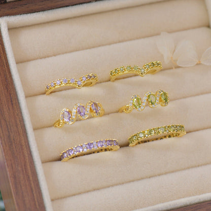 Violet Claudine Ring