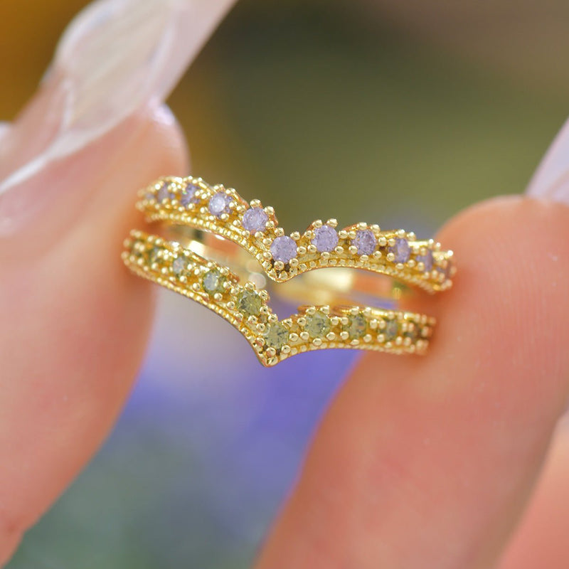 Violet Claudine Ring