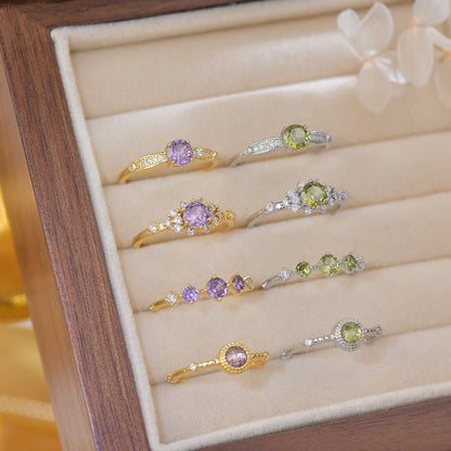 Violet Nova Ring