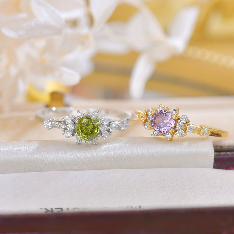 Violet Nova Ring