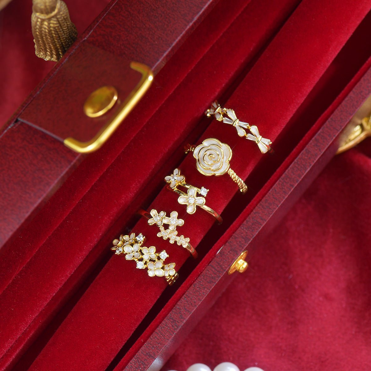 White Jasmine Ring