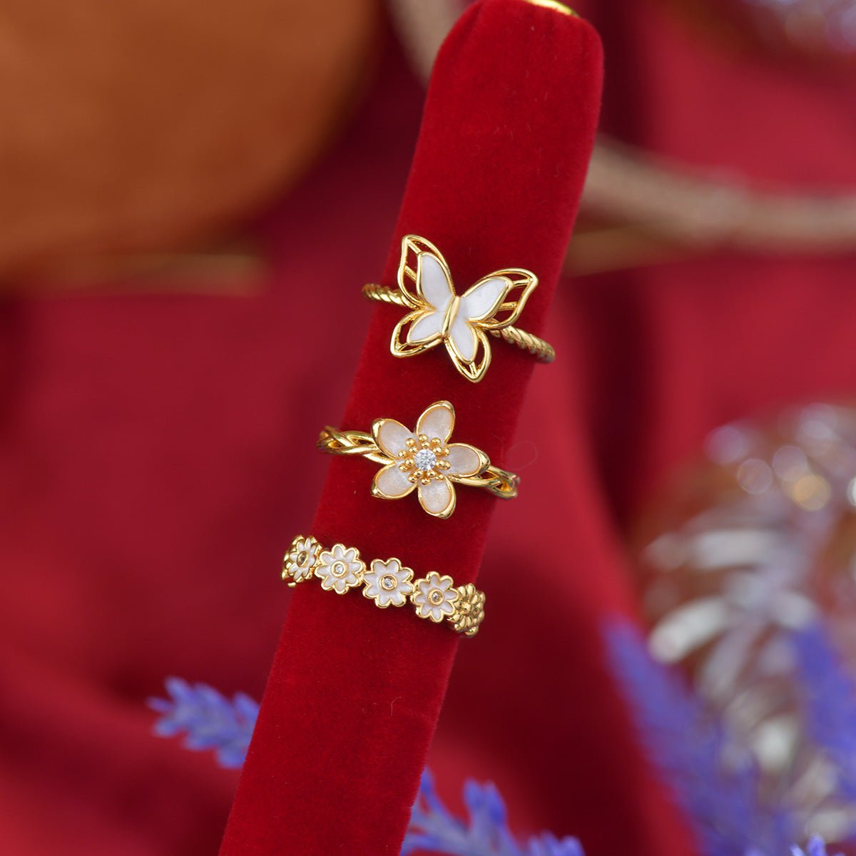 White Primrose Ring