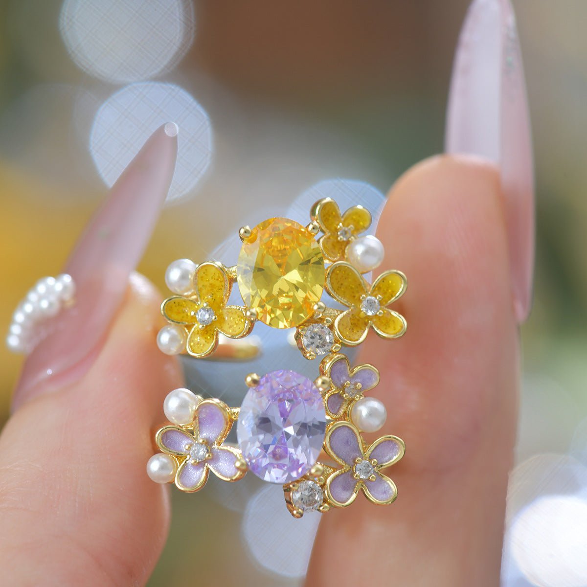 Wisteria Amethyst Ring