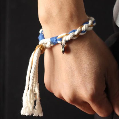Zakiram Goddess of Wealth Spiritual Bracelet Handmade Luck